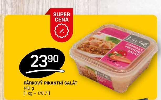PÁRKOVÝ PIKANTNÍ SALÁT 140 g 