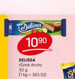 DELISSA různé druhy 30 g 