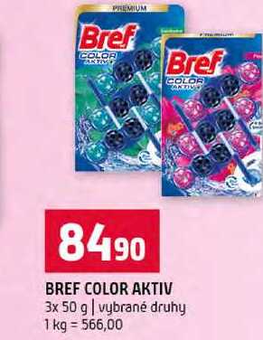BREF COLOR AKTIV 3x 50 g vybrané druhy 