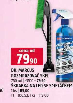 DR. MARCUS ROZMRAZOVAČ SKEL 750 ml ŠKRABKA NA LED SE SMETÁČKEM 
