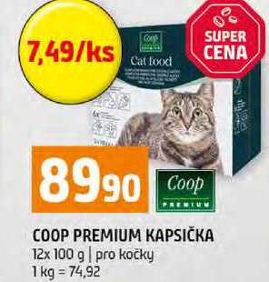 COOP PREMIUM KAPSIČKA 12x 100 g pro kočky 