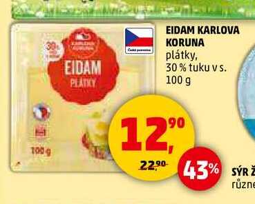 EIDAM KARLOVA KORUNA, 100 g