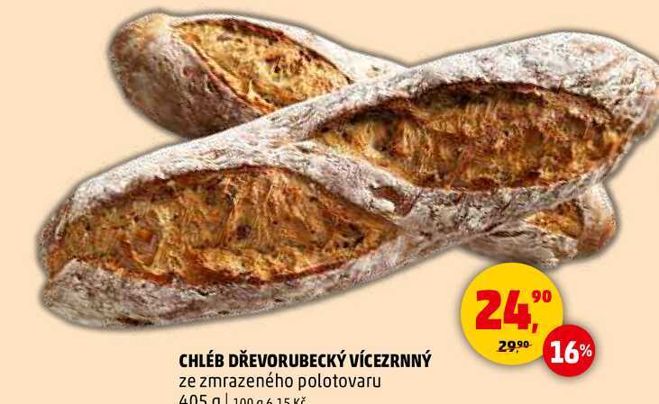 CHLÉB DŘEVORUBECKÝ VÍCEZRNNÝ, 405 g