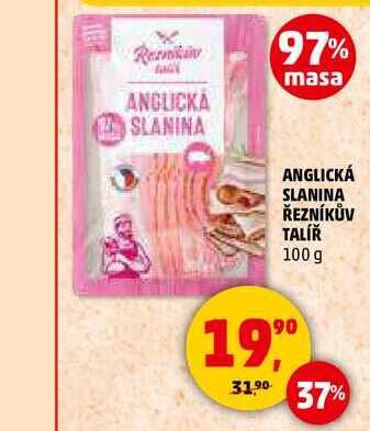 ANGLICKÁ SLANINA ŘEZNÍKŮV TALÍŘ, 100 g