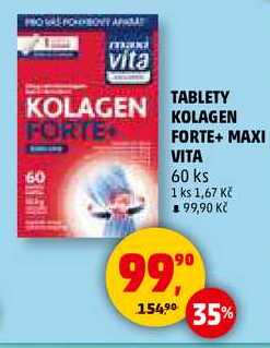 TABLETY KOLAGEN FORTE+ MAXI VITA, 60 ks