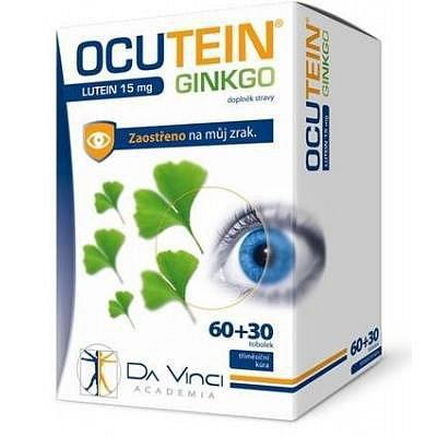 Ocutein ginkgo 45mg + lutein 15mg Da Vinci 60+30 tobolek