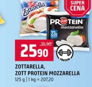 ZOTTARELLA ZOTT PROTEIN MOZZARELLA 125 g