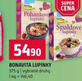 BONAVITA LUPÍNKY 375 g vybrané druhy