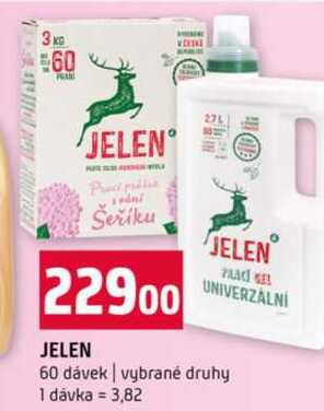 JELEN 60 dávek vybrané druhy 