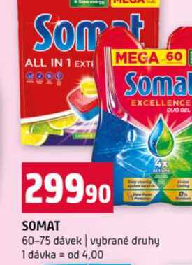 SOMAT 60-75 dávek vybrané druhy