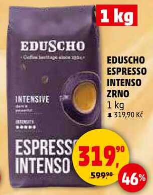 EDUSCHO ESPRESSO INTENSO ZRNO, 1 kg 