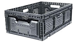 BOX SKLADACÍ ŠEDÝ 45 L 60 × 40 × 22 CM