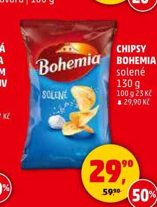 CHIPSY BOHEMIA, 130 g 