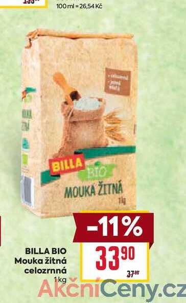 BILLA BIO Mouka žitná celozrnná 1kg