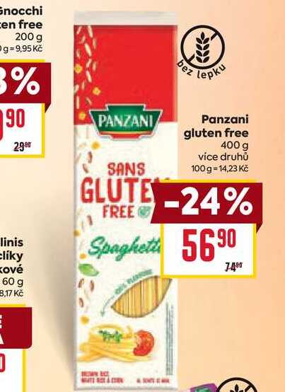 Panzani gluten free 400 g 