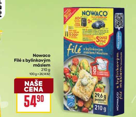 Nowaco Filé s bylinkovým máslem 210 g