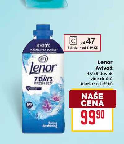Lenor Aviváž 47/59 dávek