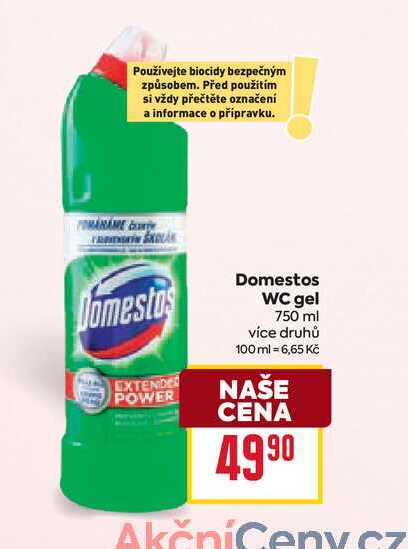 Domestos WC gel 750 ml 