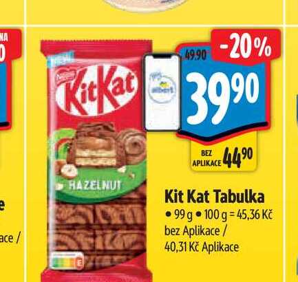   Kit Kat Tabulka 99 g  