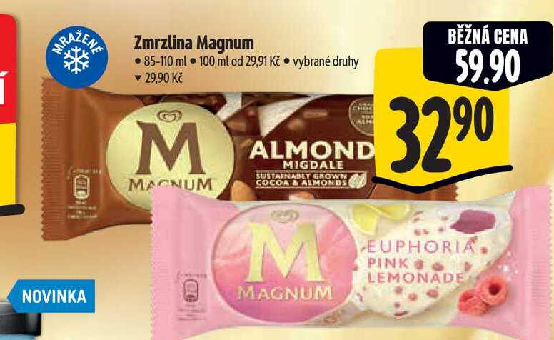 Zmrzlina Magnum 85-110 ml