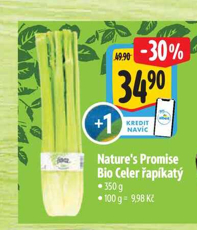   Nature's Promise Bio Celer řapíkatý  350 g  