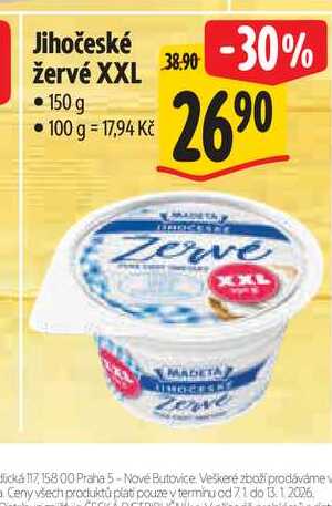 Jihočeské žervé XXL 150 g 