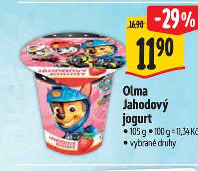 Olma Jahodový jogurt 105 g