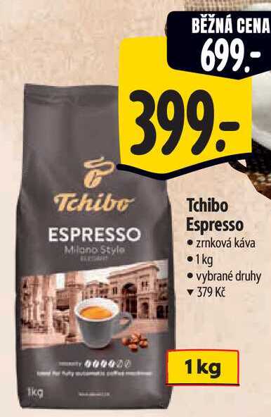 Tchibo Espresso zrnková káva 1kg
