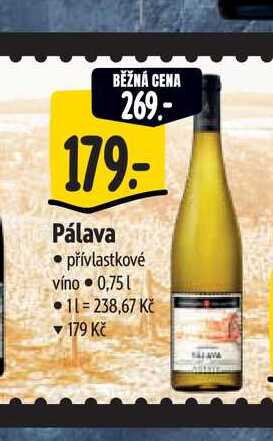   Pálava  0,75 l