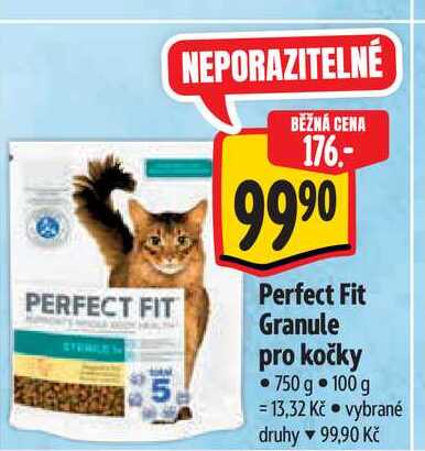   Perfect Fit Granule pro kočky 750 g 
