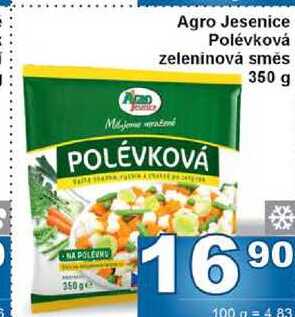 Agro Jesenice Polévková zeleninová směs 350 g