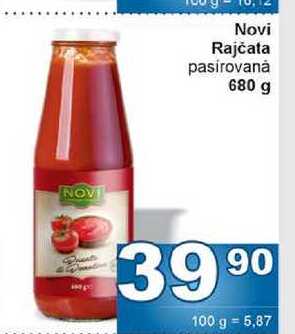 Novi Rajčata pasírovanȧ 680 g 