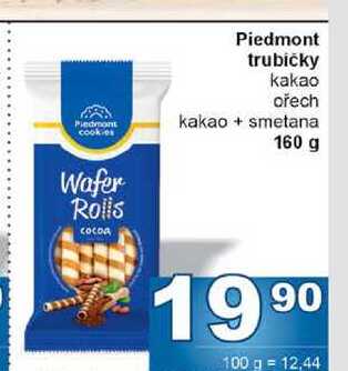 Piedmont trubičky 160g