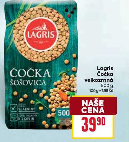 Lagris Čočka velkozrnná 500 g