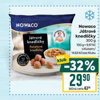 Nowaco Játrové knedlíčky 300 g