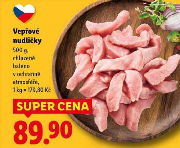 Vepřové nudličky, 500 g