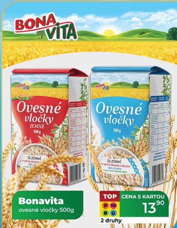 Bonavita ovesné vločky 500g