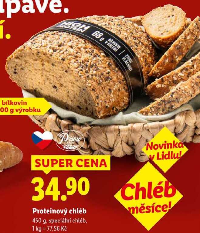 Proteinový chléb, 450 g