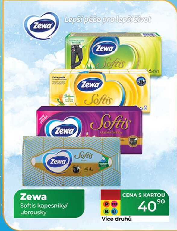 Zewa Softis kapesníky/ ubrousky 