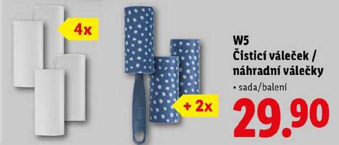 W5 Čisticí váleček/náhradní válečky