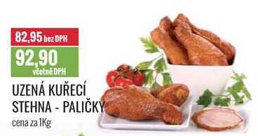 UZENÁ KUŘECÍ STEHNA - PALIČKY cena za 1Kg 