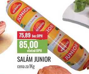 SALÁM JUNIOR cena za 1Kg 