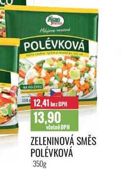ZELENINOVÁ SMĚS POLÉVKOVÁ 350g 