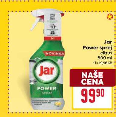 Jar Power sprej citrus 500 ml 