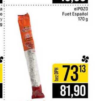 elPOZO Fuet Español 170 g 