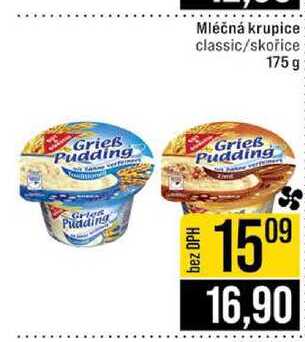 Mléčná krupice classic/skořice 175 g 