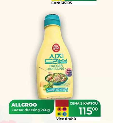 ALLGROO Caesar dressing 260g 