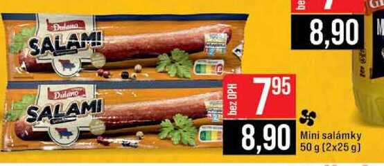 Mini salámky 50 g (2x25g)