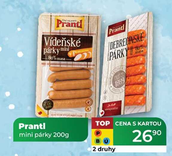 Prantl mini párky 200g