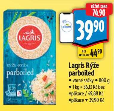 Lagris Rýže parboiled, 800 g